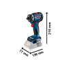 Bosch GSR 18V-90 FC Pro FlexiClick Drill Driver + 2 Attachments in Case 18V Bare Unit