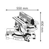 Bosch GTM 12 JL Professional Combination Saw 1800W 240V