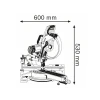 Bosch GCM 12 SDE Professional Sliding Mitre Saw 1450W 240V