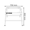 Bosch GTA 6000 Professional Saw Stand