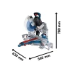 Bosch GCM 18V-305 GDC Professional BITURBO Mitre Saw 18V Bare Unit