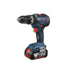 Bosch GSB 18V-55 Professional Combi Drill 18V 2 x 5.0Ah Li-ion