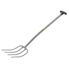 Bulldog All Metal Manure Fork T Handle
