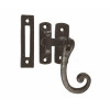 Black Antique Curly Casement Fastener