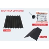 Onduline Easyline Kit Black for 6x4 Shed Black