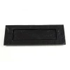 Black Antique Plain Letter Plate