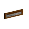 Stormguard Brush Letterplate With Flap Brown
