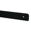 40mm Bullnose Corner Worktop Trim Black 6mm Radius