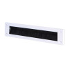 Warmseal Letterbox Draught Excluder, White, 43mm x 275mm Opening