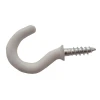 Cup Hooks White 20mm