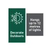 Command Clear Outdoor Decorating Clips (Pack 20)
