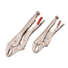 Crescent Curved Jaw Locking Pliers with Wire Cutter Set, 2 Piece