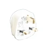Dencon 3 Pin Fused Plug 13A White