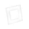 Dencon Clear Finger Plate 1-Gang (Pack of 2)