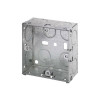 Dencon Metal Back Box 1-Gang 25mm