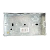 Dencon Metal Back Box 2-Gang 35mm