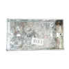 Dencon Metal Back Box 2-Gang 45mm