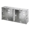Dencon Dual Metal Back Box 35mm