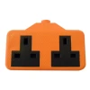 Dencon Trailing Socket 13A 2-Gang Orange