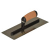 DeWalt 0.5mm FLEX Stainless Steel Curved Trowel, Leather Handle 12in