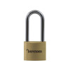 Defender Brass Padlock Long Shackle 40mm Keyed Alike