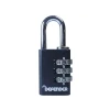Defender Black Diecast Combination Padlock 30mm
