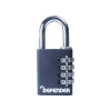 Defender Black Diecast Combination Padlock 40mm