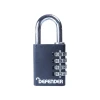 Defender Black Diecast Combination Padlock 40mm