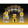 Dewalt D26204K 1/4in Premium Plunge & Fixed Base Combi Router 900 Watt 230 Volt