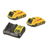 Dewalt DCB183 2C 18V Battery & Charger Pack - 2 x 2Amp Batteries + 1 x DCB112 Charger