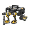 Dewalt DCK2052H2 POWERSTACKâ„¢ Twin Kit 2 x 5.0Ah Li-ion