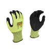 Dewalt Hi-Vis Cut D Grip Gloves - L (Size 9)