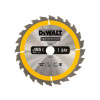 Dewalt Construction Circular Saw Blade 165 x 20mm x 24T