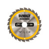 Dewalt Construction Circular Saw Blade 190 x 30mm x 24T