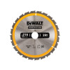 Dewalt Construction Circular Saw Blade 216 x 30mm x 24T