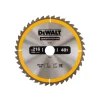 Dewalt Construction Circular Saw Blade 216 x 30mm x 40T