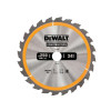 Dewalt Construction Circular Saw Blade 250 x 30mm x 24T