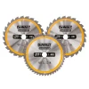 Dewalt DT1964 Construction Circular Saw Blade 3 Pack 305 x 30mm x 24T/48T/60T