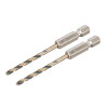 Dewalt BLACK&GOLD Hex HSS-G Drill Bits (2) 3.0mm