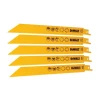 Dewalt Sabre Blade Bi Metal Fast Cuts Metals, Sheet Metals 203mm Pack of 5