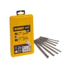 Dewalt ELITE SDS+ Full Head Carbide 4 Cutter Drill Bit Set, 7 Piece