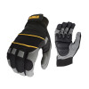 Dewalt Power Tool Gel Gloves Black / Grey DPG33L