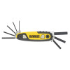 Dewalt Metric Folding / Locking Hex Key Set, 8 Piece