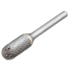 Dormer Solid Carbide Bright Rotary Burr Ball Nosed Cylinder 6mm x 6mm