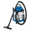 Draper Wet & Dry Vacuum Cleaner with Stainless Steel Tank 20 Litre 1250W