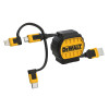 Dewalt 3-in-1 Retractable Cable 0.9m (3ft)