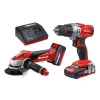 Einhell TE-TK 18 Li Drill & Grinder Kit 18V 1 x 1.5Ah & 1 x 3.0Ah Li-ion