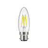 Energizer LED BC (B22) Candle Filament Dimmable Bulb, Warm White 470 lm 4W 