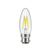 Energizer LED BC (B22) Candle Filament Non-Dimmable Bulb, Warm White 250 lm 2.3W 