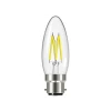 Energizer LED BC (B22) Candle Filament Non-Dimmable Bulb, Warm White 470 lm 4W 